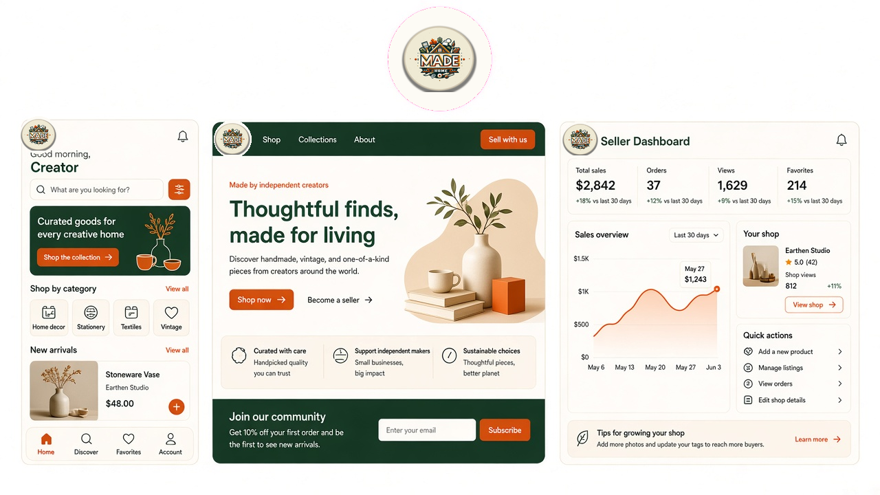 Made At Home marketplace