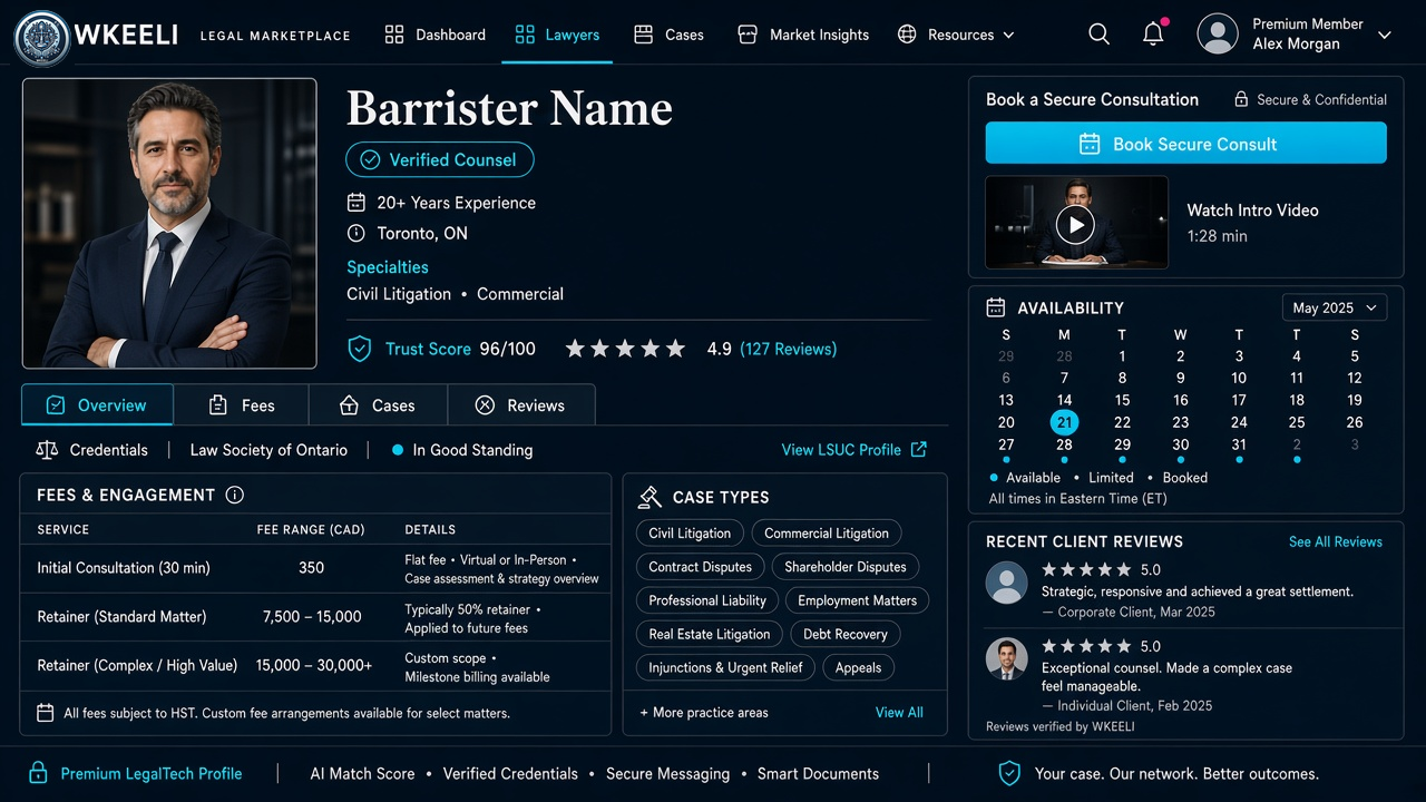 WKEELI verified lawyer profile