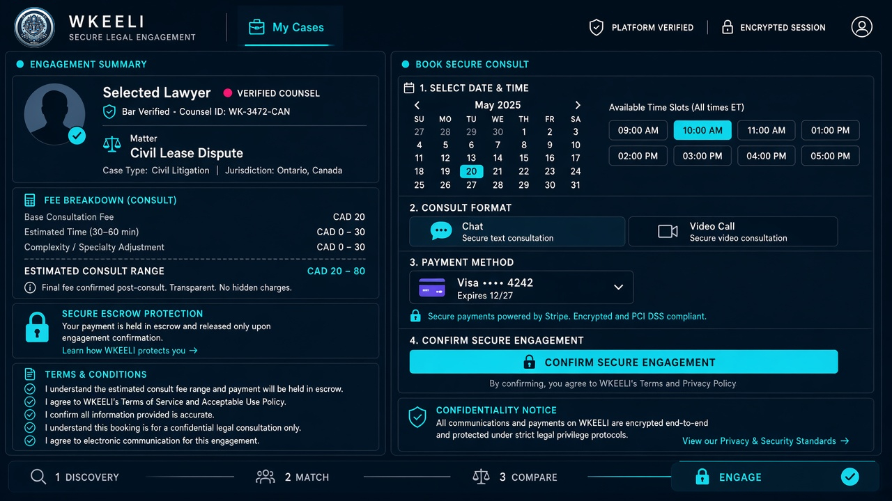 WKEELI secure legal engagement